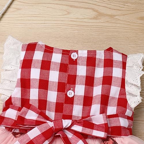 IMEKIS Baby Girls 1st Birthday Outfit Princess Cake Smash Photo Shoot