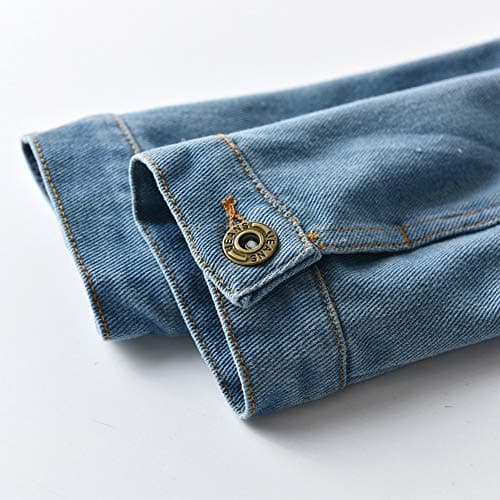 IMEKIS Toddler Denim Hooded Coat for Boys & Girls Fall Outwear