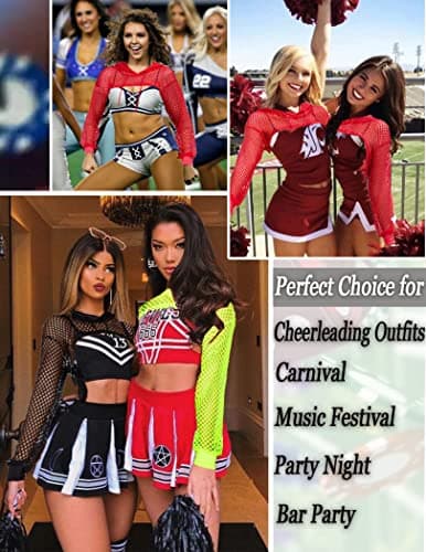 Avidlove Mesh Crop Top Hoodie - Women's Rave Festival Club Party Top
