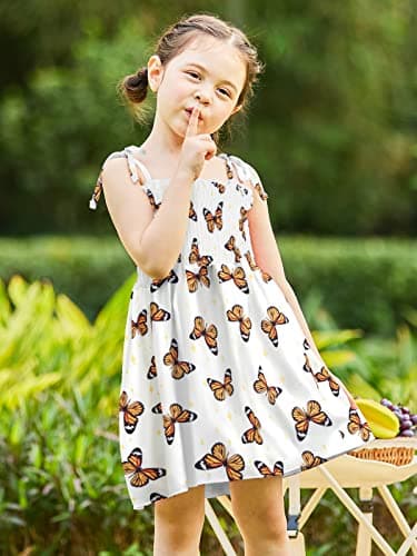 Vieille Princess Floral Summer Sundress for Toddler Girls 1-6 Years