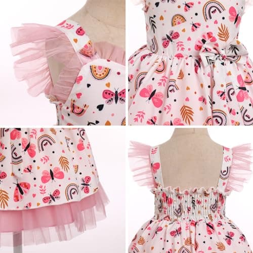 Toddler Girls Birthday Dress Princess Party Dresses for Summer Photo Shoot