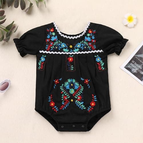 IMEKIS Newborn Girl Cinco De Mayo Fiesta Outfit