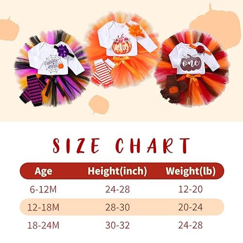 Baby Girl 1st Birthday Pumpkin Outfit