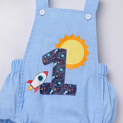 Boho 1st Birthday Romper for Baby Girls and Boys