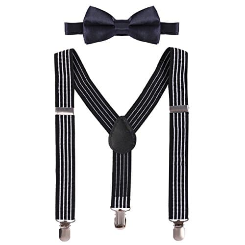 Baby Boys Suspenders and Bow Tie Set
