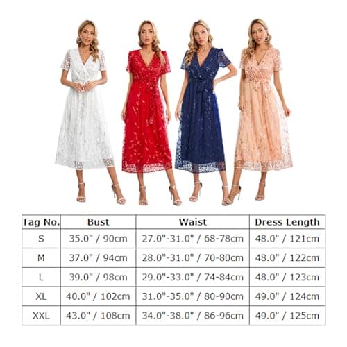 Sparkly V Neck Floral Embroidered Maxi Dress for Wedding Guest