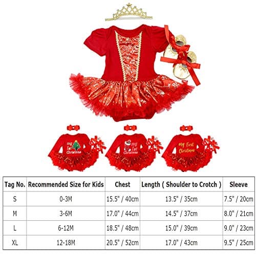 Baby Girls My First Christmas Outfit