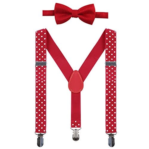 Baby Boys Suspenders and Bow Tie Set