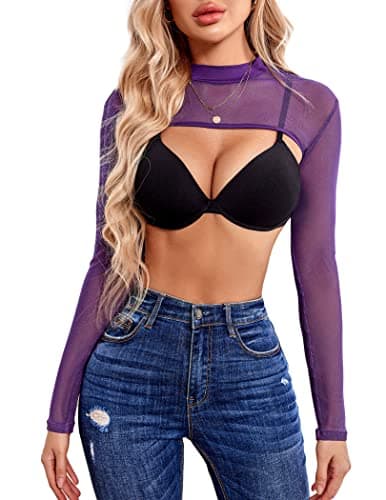 Avidlove Mesh Crop Tops for Women
