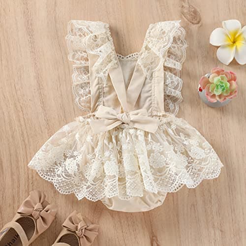 FYMNSI Baby Girl 1st Birthday Tutu Dress Floral TullePhoto Shoot Clothes
