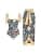Women's One Piece Swimsuit with Bikini Maxi Wrap Skirt Sarong 2 Piece Retro Floral Print Bikini Set Tummy Control Tankini Set