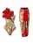 Women 2 Piece Swimsuit Monokini with Cover Ups Ruffles Tropical Bikini Set Summer Holiday Bathing Suits