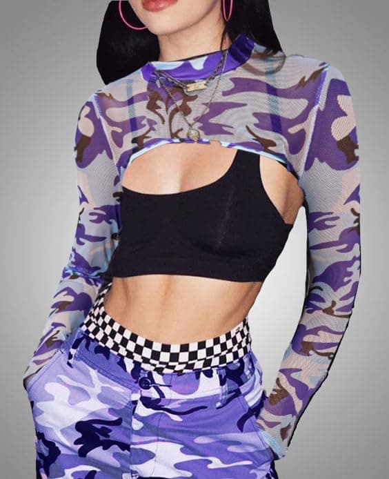 Avidlove Mesh Crop Tops for Women
