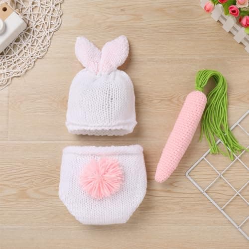 Baby Easter Bunny Costume Outfit Set