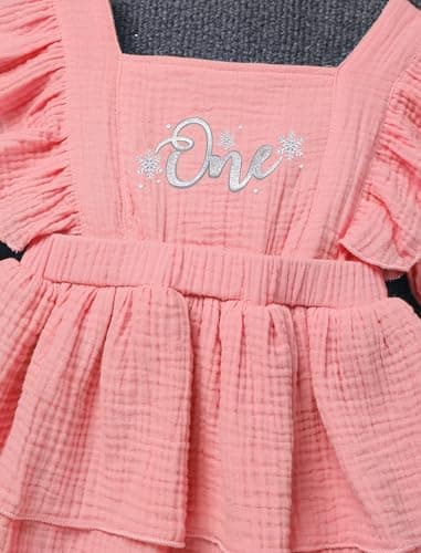 Winter Snowflake 1st Birthday Outfit for Baby Girls