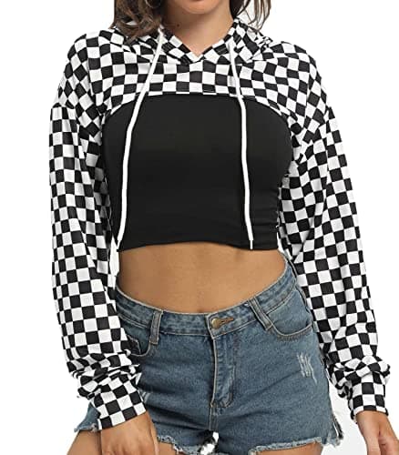 Women's Cropped Hoodie Super Crop Top