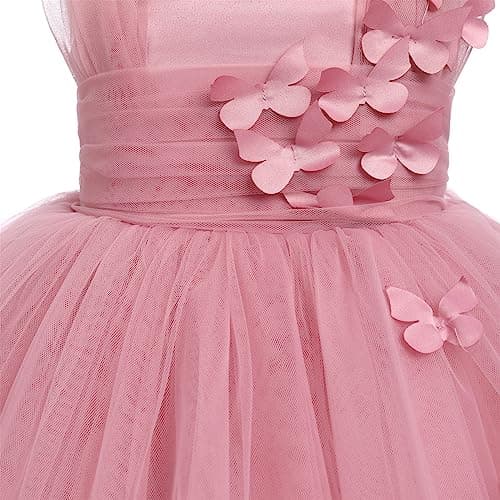 AWIBMK 3D Butterfly Tulle Tutu Dress for Baby Girls Birthday Party