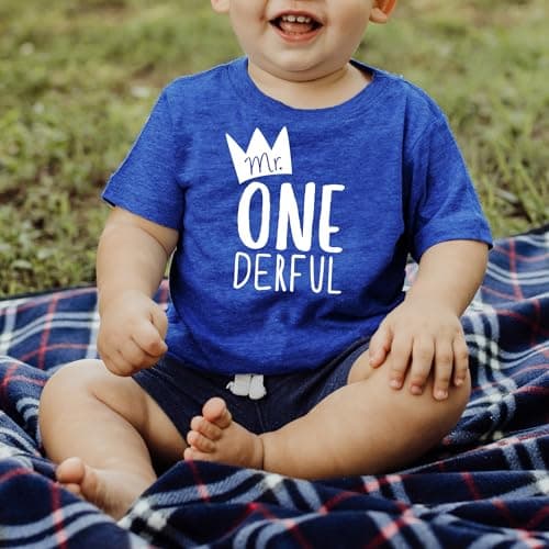 Olive Loves Apple Baseball Tee Shirt for Boys 1st Birthday