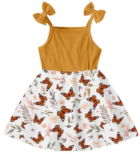Idgreatim 2-7T Toddler Girls Cute Summer Bowknot Sundress