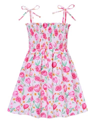 Vieille Princess Floral Summer Sundress for Toddler Girls 1-6 Years
