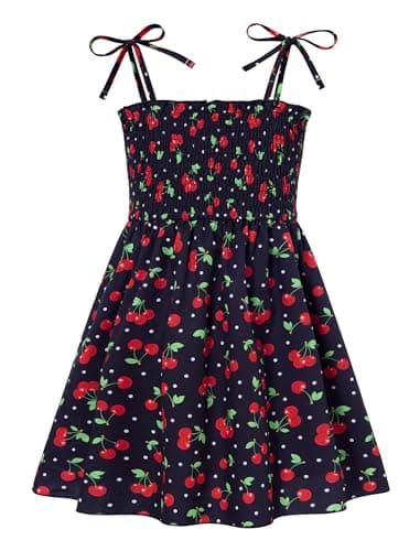 Vieille Princess Floral Summer Sundress for Toddler Girls 1-6 Years