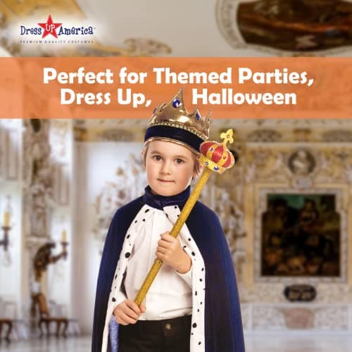 America King Crown & Robe - Kids Costume - One Size Fits Most