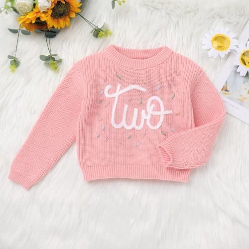 Baby's 1st Birthday Sweater Outfit for Cake Smash Photo Shoot