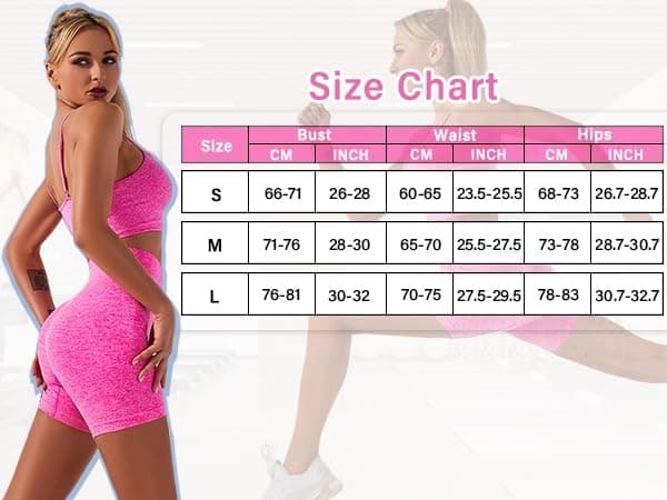 2 Piece Workout Set for Women Outfit Gym High Waist Leggings with Sport Bra