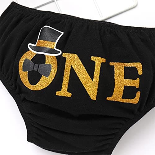 IBTOM CASTLE Baby Boy 1st Birthday Cake Smash Outfit Set