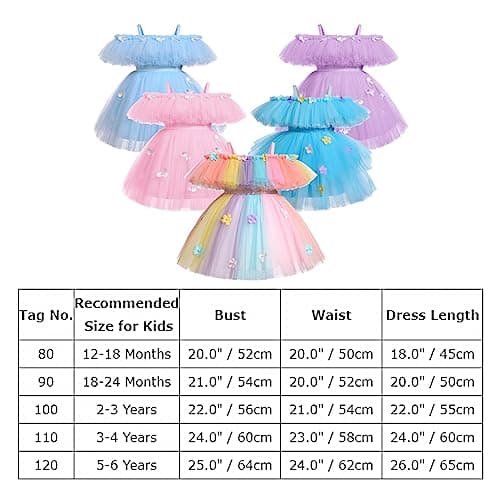 Butterfly Birthday Dress for Toddler Girls