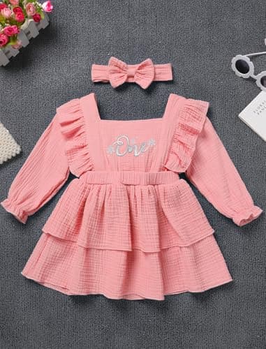 Winter Snowflake 1st Birthday Outfit for Baby Girls