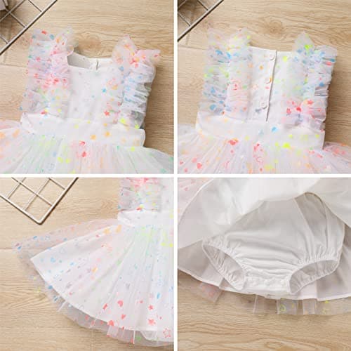 Baby Girl 1st Birthday Princess Outfit with Tutu and Diaper Cover