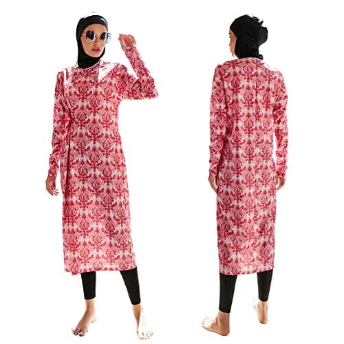 IMEKIS Women's Modest Muslim Burkini Swimwear