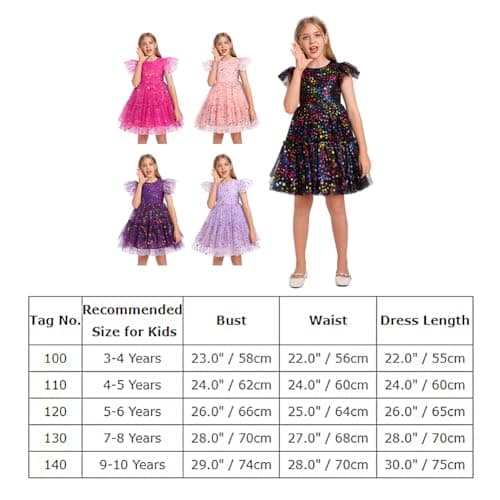 Confetti Stars Princess Dress for Toddler Girls