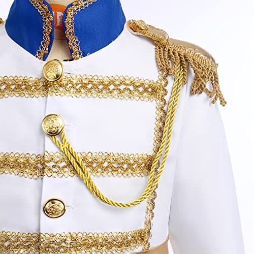 IWEMEK Boys Medieval Prince Costume for Toddlers - Royal Cosplay Party and Halloween Outfit