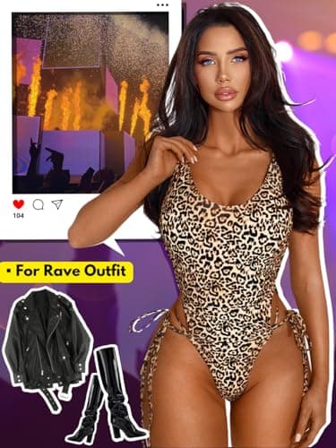 ShawGobow Rave Bodysuit Swimsuit for Women