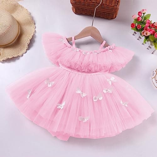 Butterfly Birthday Dress for Toddler Girls