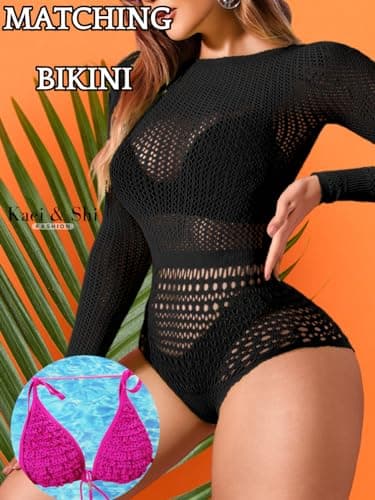 Sexy Sheer Bodysuit Tops with Cutout Back - Kaei&Shi