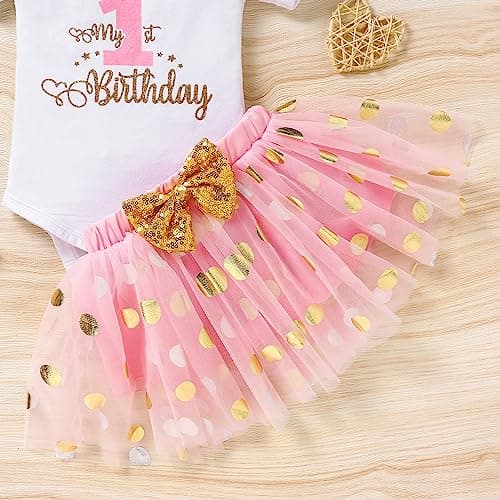 Baby Girl 1st Birthday Outfit