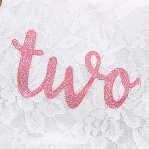 IMEKIS Baby Girls Boho Lace Romper Dress Newborn Outfits
