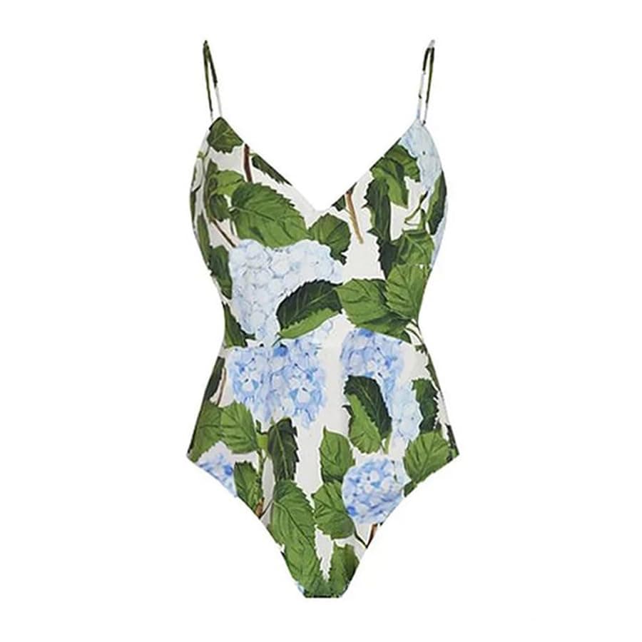 Women's Floral Print Swimsuit with Cover Up Set for Summer Vacations