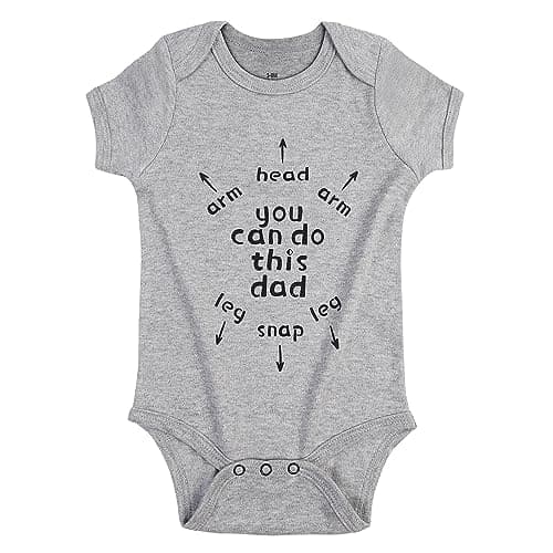 Cnins Funny Baby & Daddy Matching Outfit for 1st Birthday, Unisex 0-24M