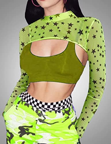 Avidlove Mesh Crop Tops for Women