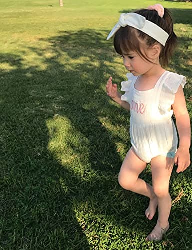 Aslaylme 1st Birthday Girl Outfit Bodysuit