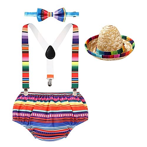 Baby Boys 1st Birthday Cake Smash Outfit - Wild ONE Theme