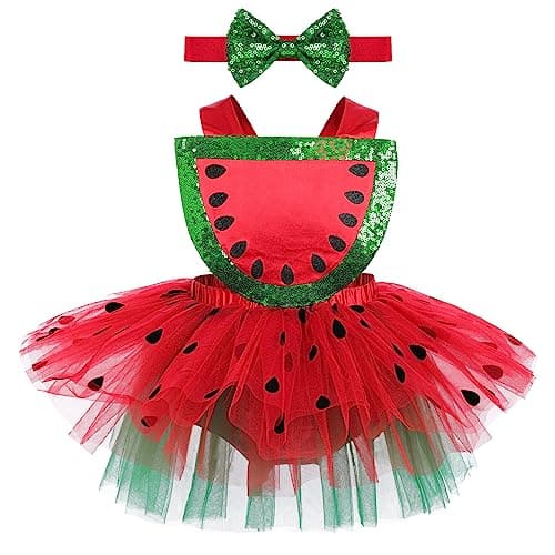 Colorful Polka Dots Romper Tutu Dress for Baby Girls 1st Birthday Party