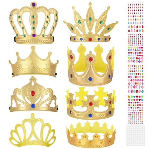Birthday King Crowns for Halloween and Nativity Costumes