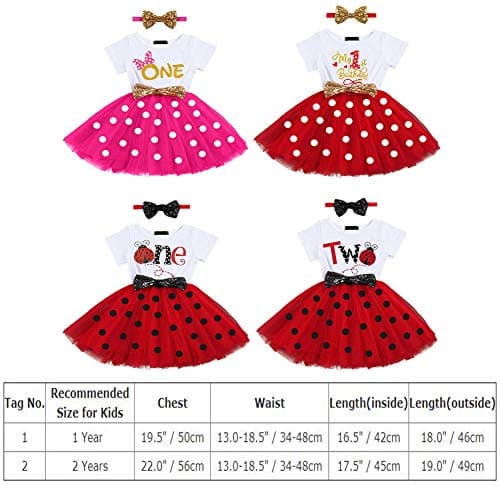 Baby Girls Birthday Outfit Polka Dots Tutu Skirt Set - Cake Smash Photo Shoot