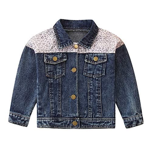 IMEKIS Toddler Denim Hooded Coat for Boys & Girls Fall Outwear