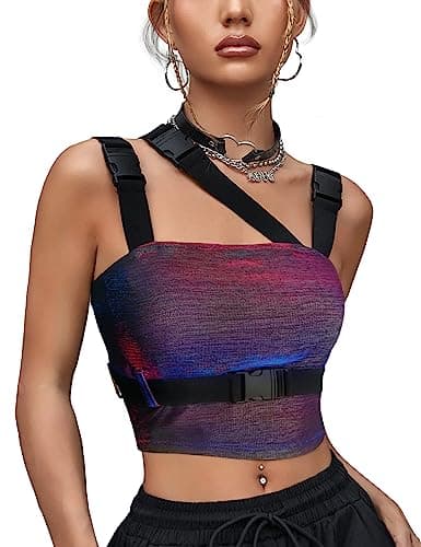 Buckle Tank Tops for Women